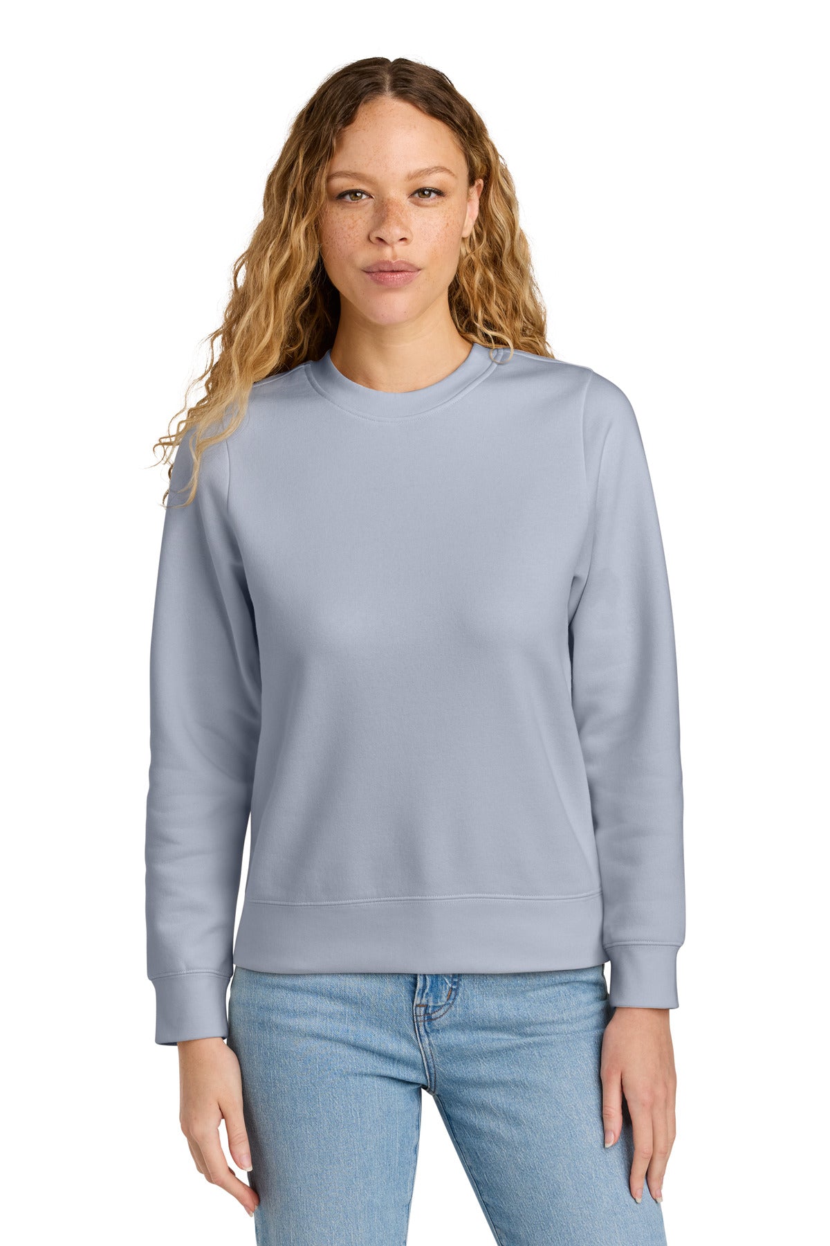 District Women's V.I.T. Fleece Crew DT6105 - Icelandic Purple