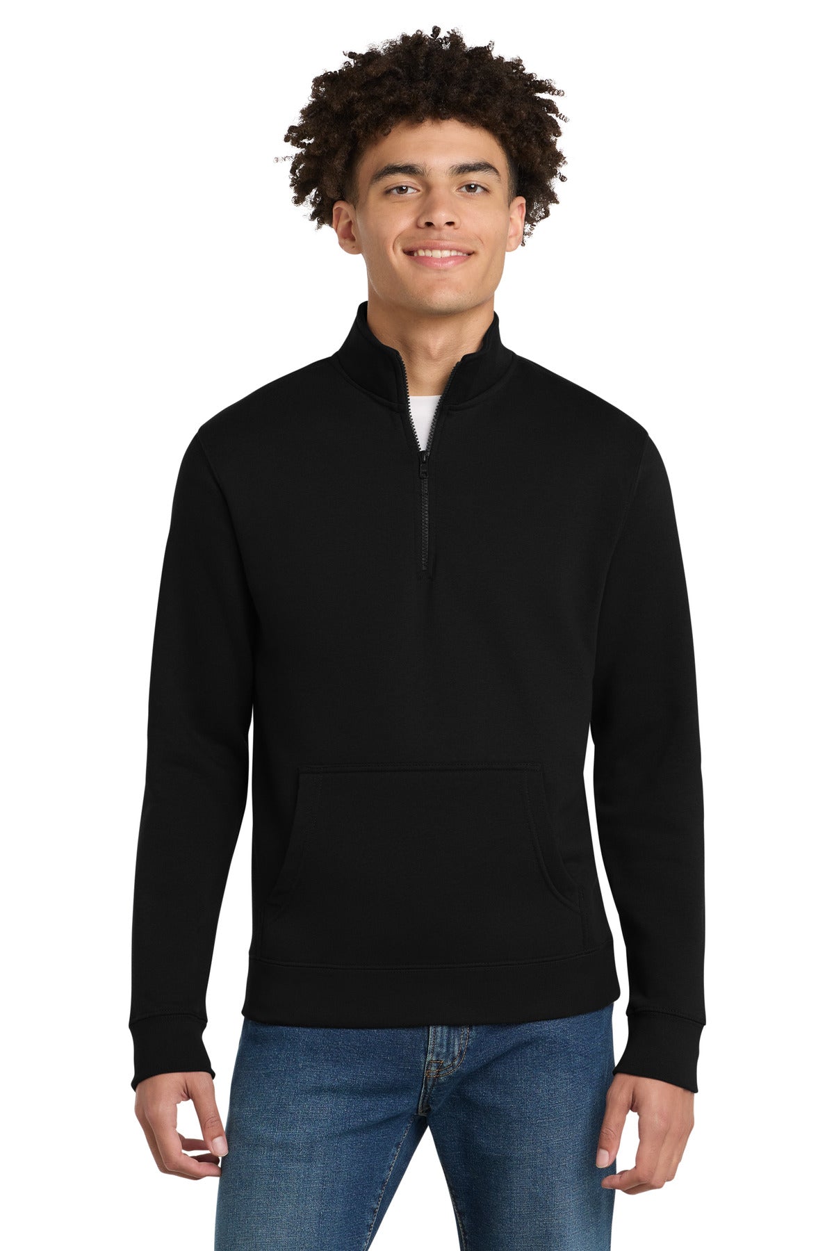 District V.I.T.Fleece 1/4-Zip DT6106 - Black