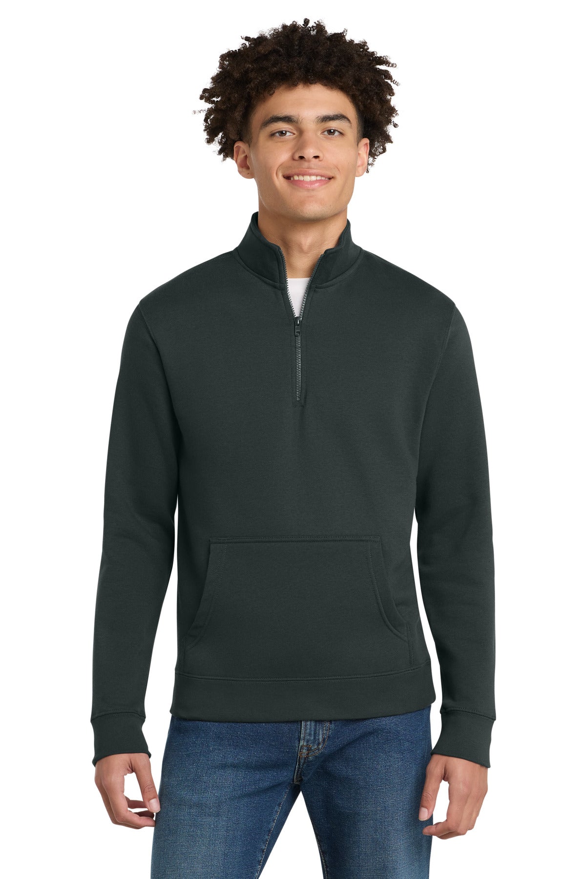 District V.I.T.Fleece 1/4-Zip DT6106 - Charcoal