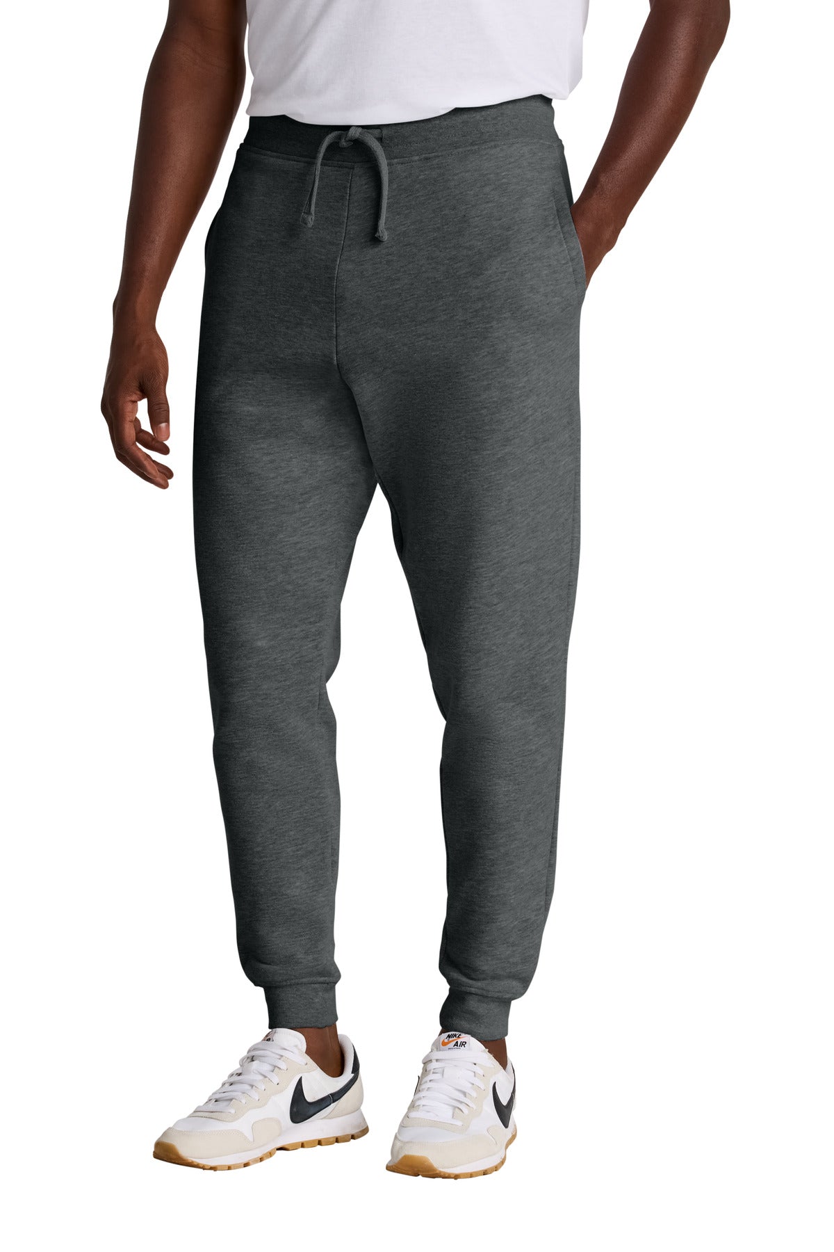 District V.I.T.Fleece Jogger DT6107 - Heathered Charcoal
