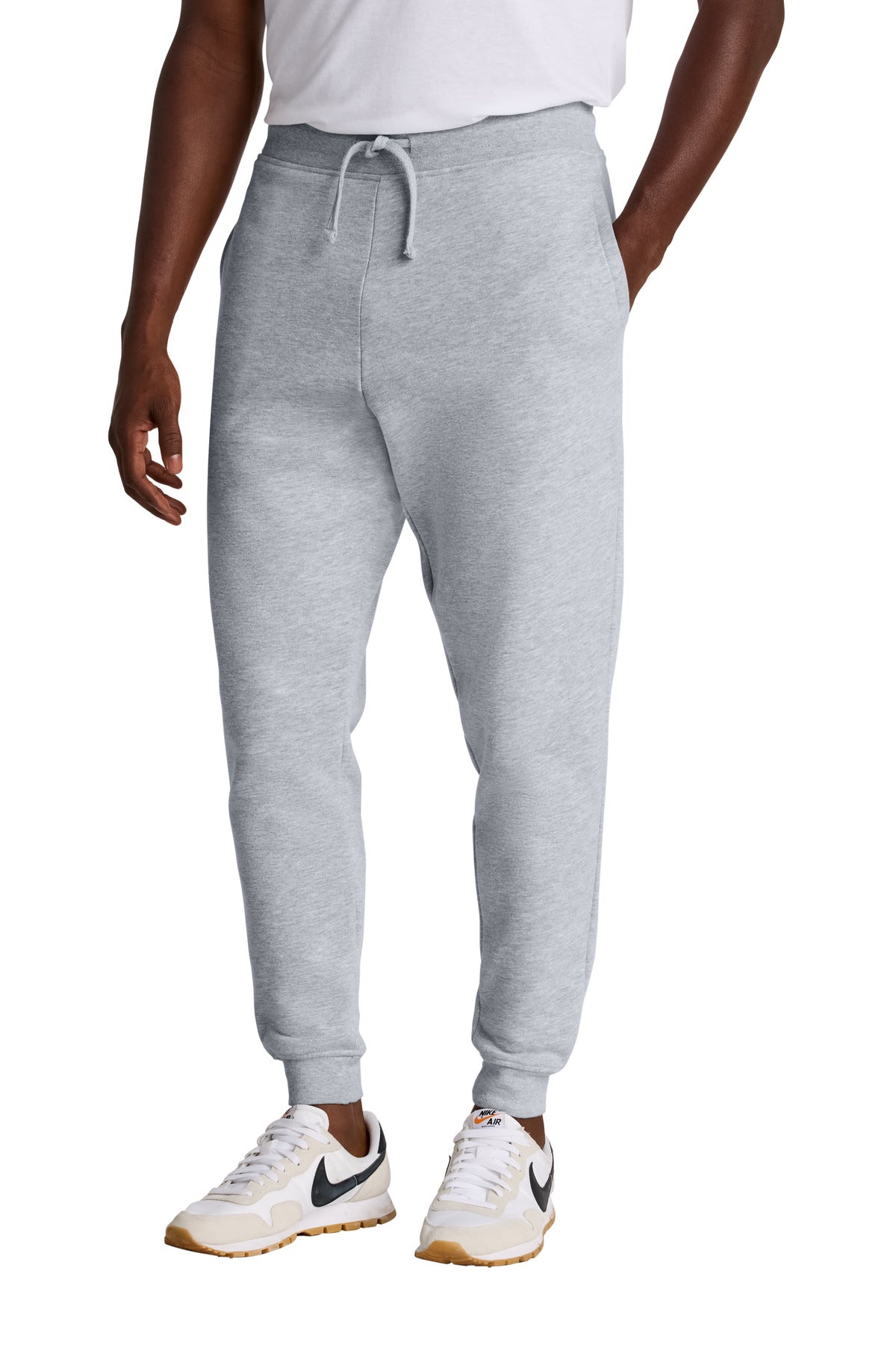 District V.I.T.Fleece Jogger DT6107 - Light Heather Grey