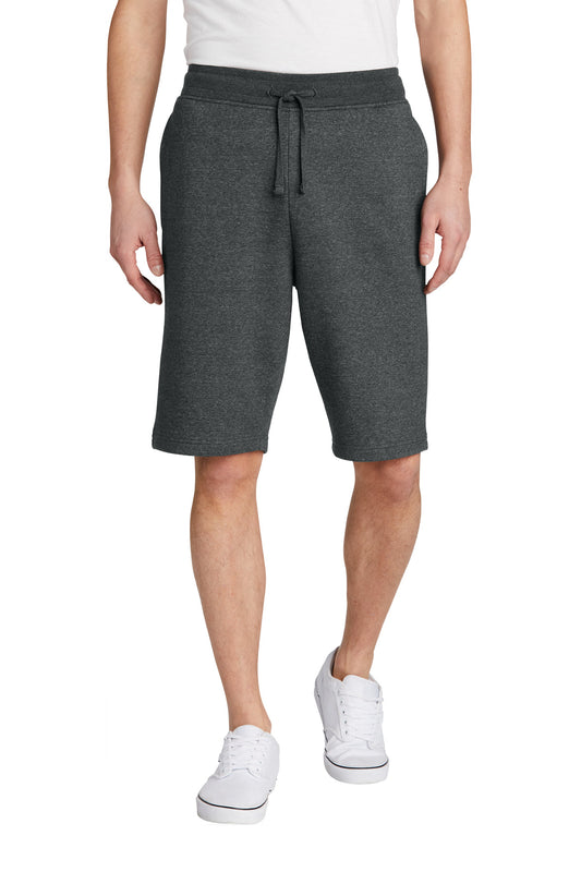 District V.I.T.Fleece Short DT6108 - Heathered Charcoal