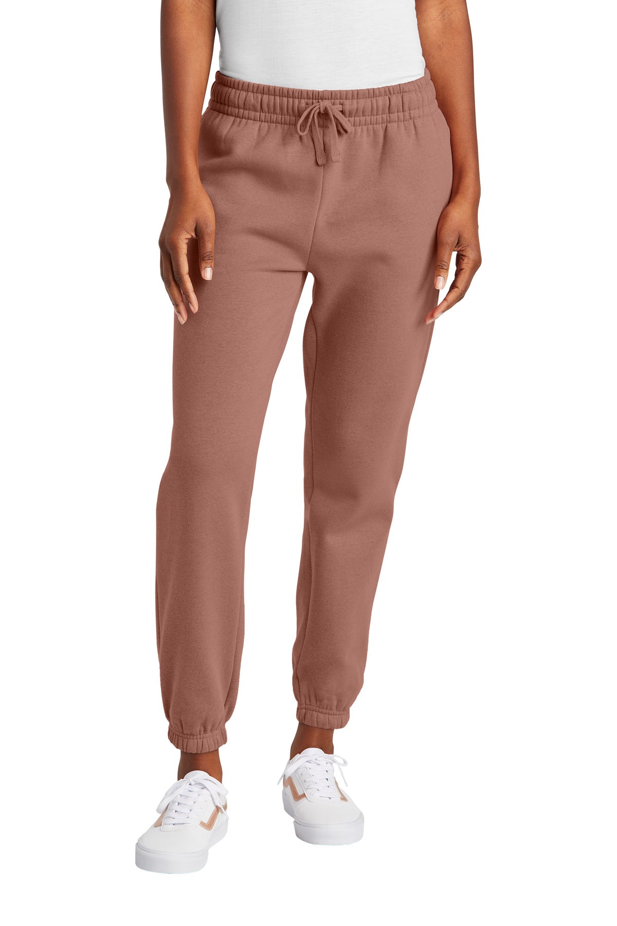 District Women's V.I.T. Fleece Sweatpant DT6110 - Desert Rose