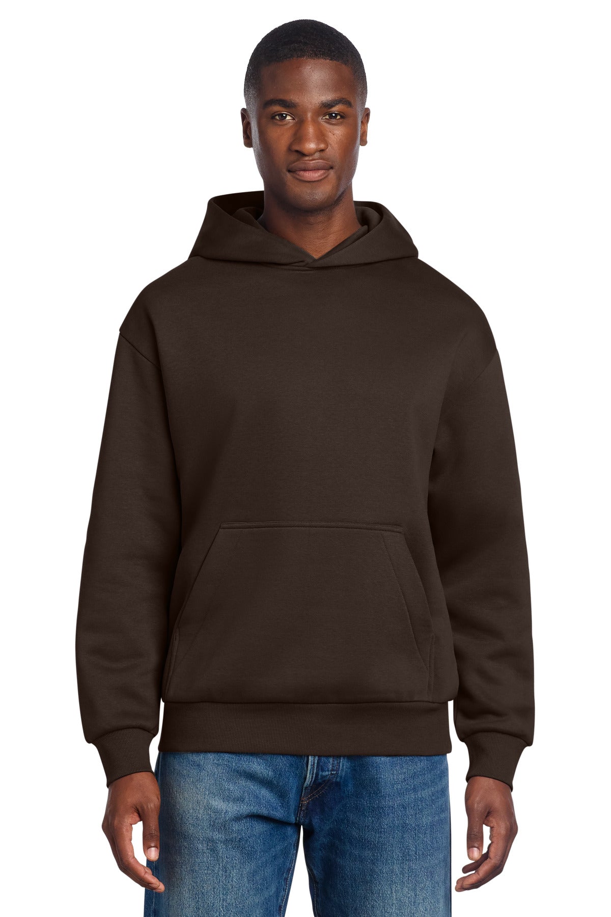 District V.I.T. Heavyweight Fleece Hoodie DT6150 - Dark Chocolate Brown