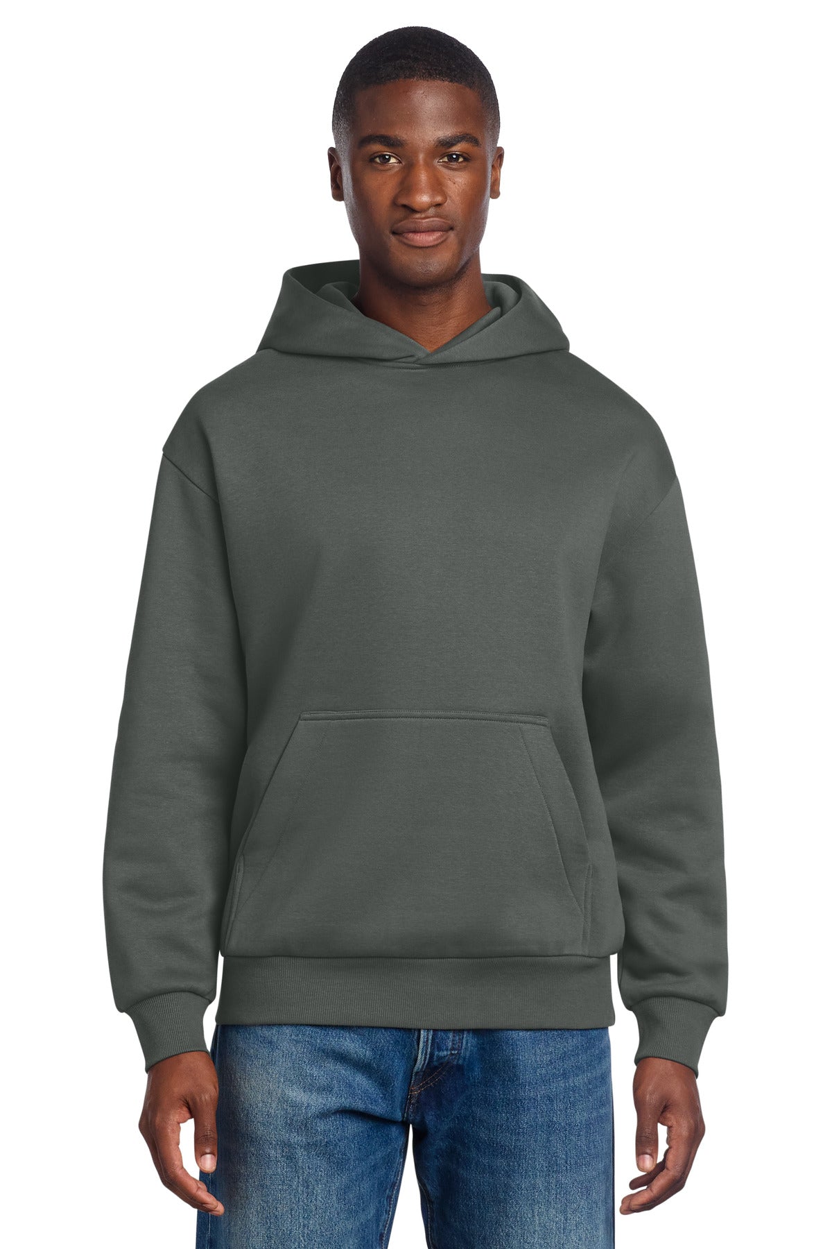 District V.I.T. Heavyweight Fleece Hoodie DT6150 - Deep Smoke