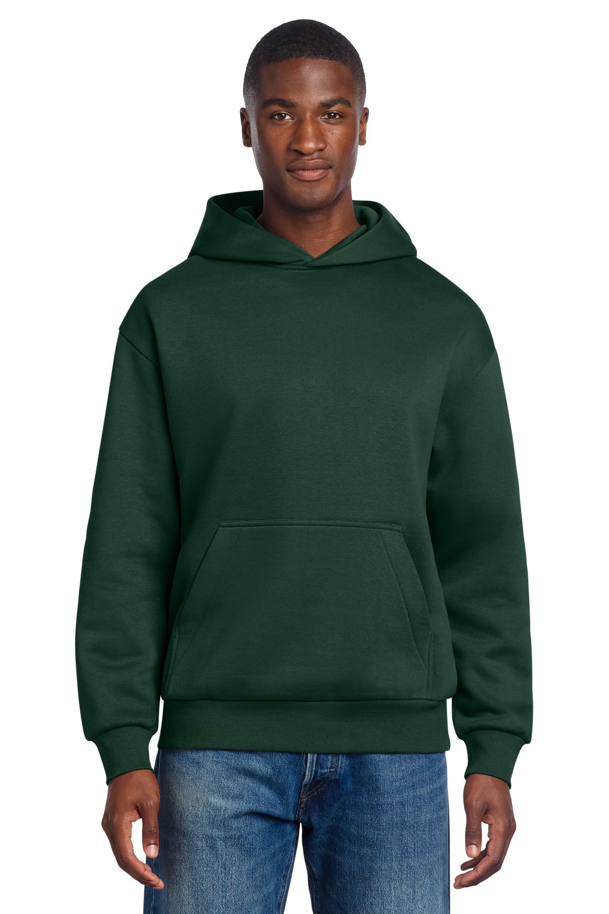 District V.I.T. Heavyweight Fleece Hoodie DT6150 - Forest Green