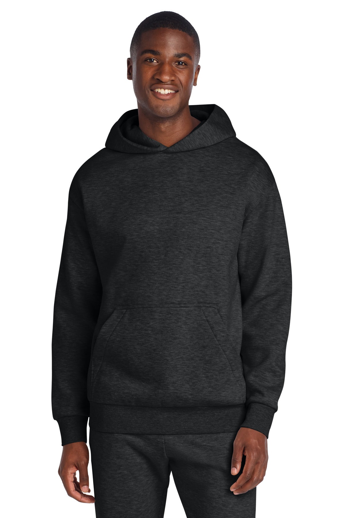 District V.I.T. Heavyweight Fleece Hoodie DT6150 - Jet Black Heather