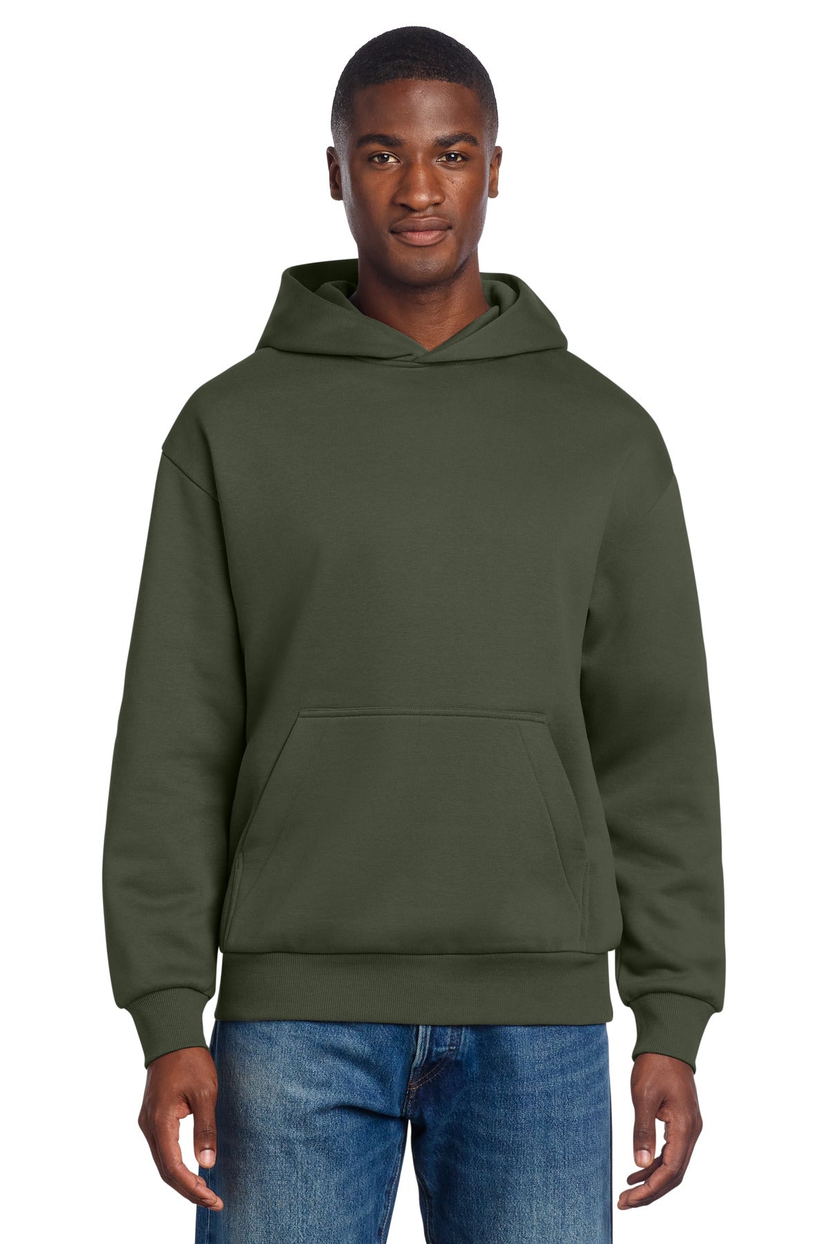 District V.I.T. Heavyweight Fleece Hoodie DT6150 - Olive