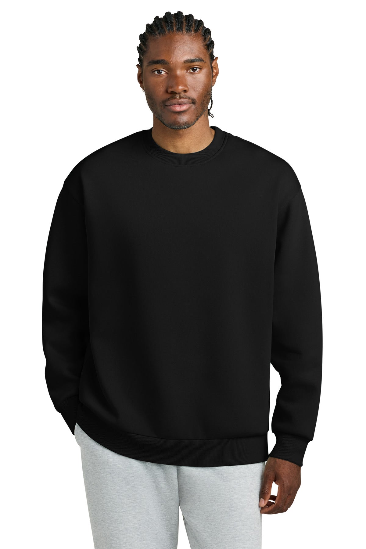 District V.I.T. Heavyweight Fleece Crew DT6154 - Black