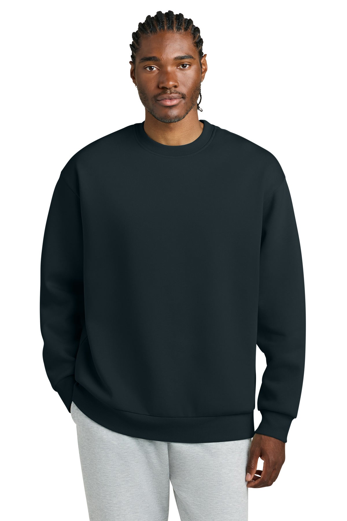 District V.I.T. Heavyweight Fleece Crew DT6154 - Navy Blue