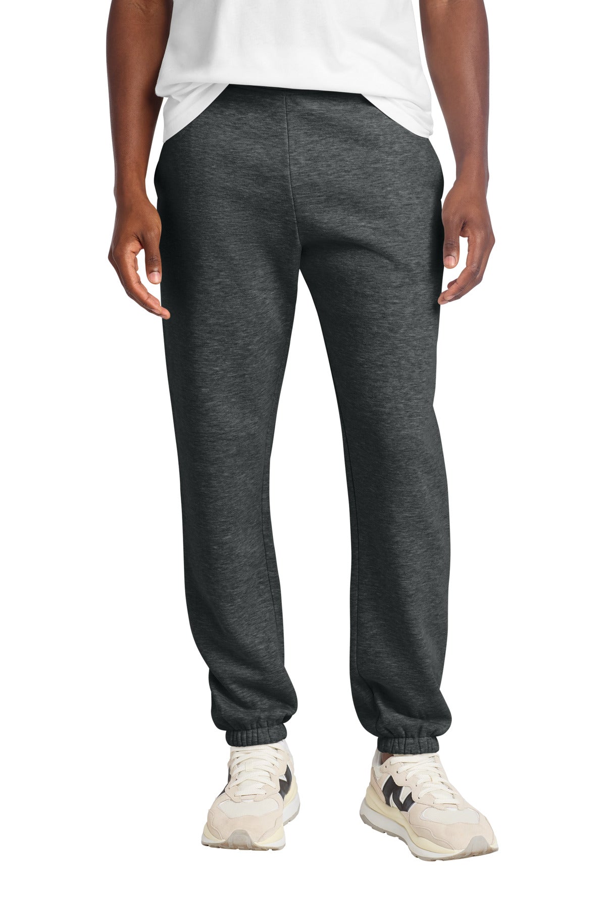 District V.I.T. Heavyweight Fleece Sweatpant DT6162 - Heathered Charcoal
