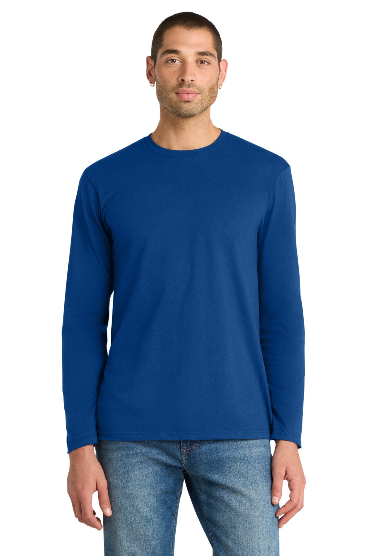 District Very Important Tee Long Sleeve. DT6200 - Deep Royal