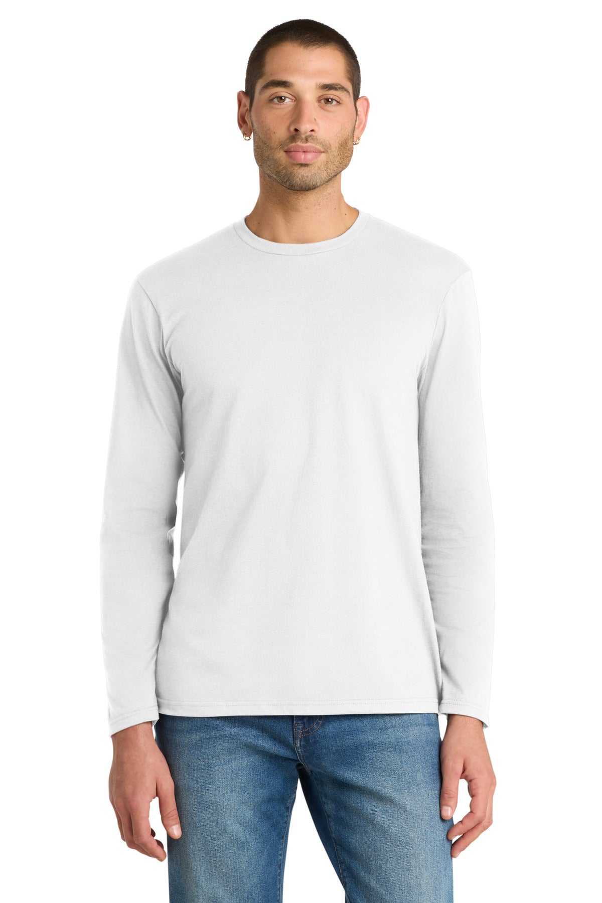 District Very Important Tee Long Sleeve. DT6200 - White