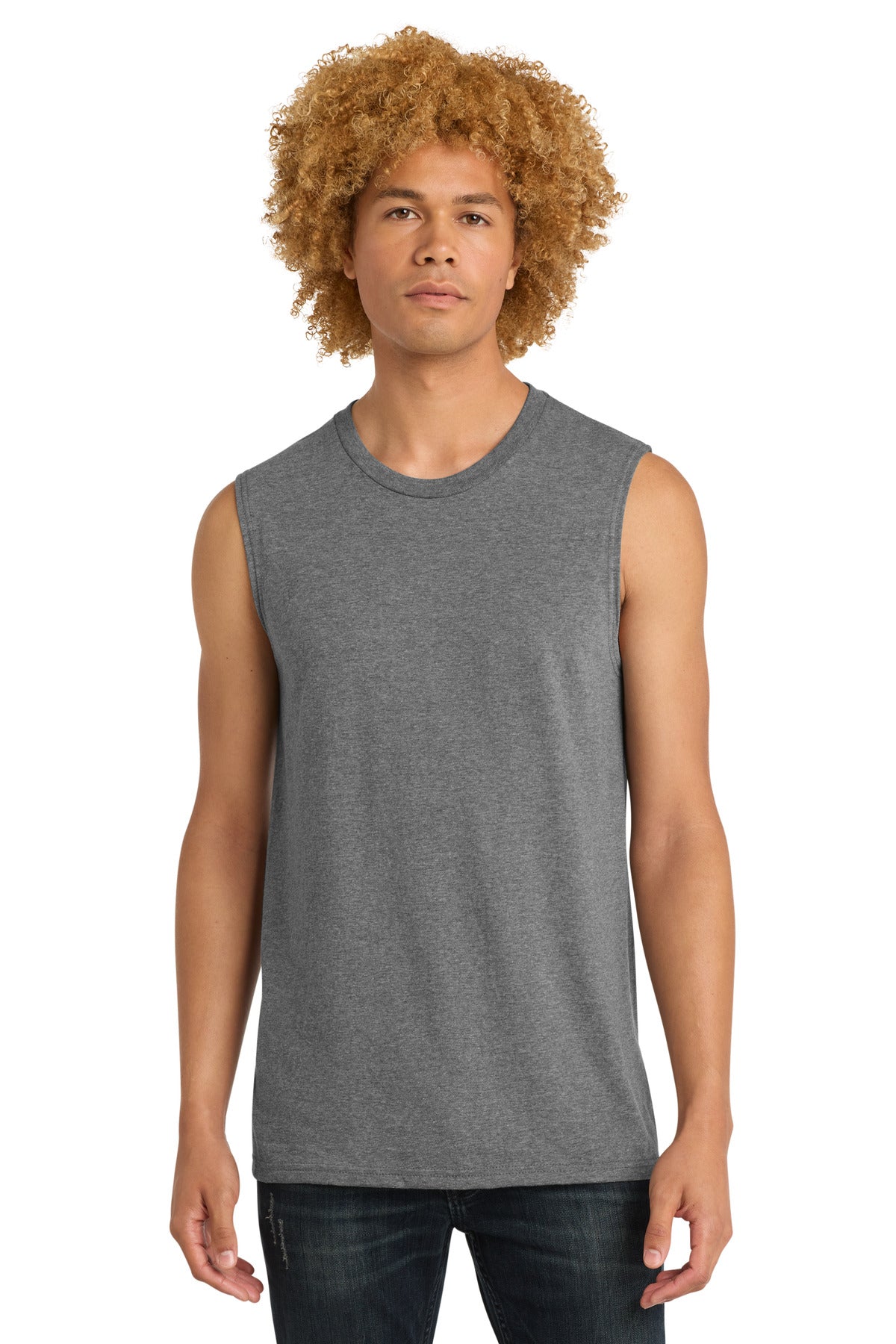 District  V.I.T.   Muscle Tank. DT6300 - Grey Frost