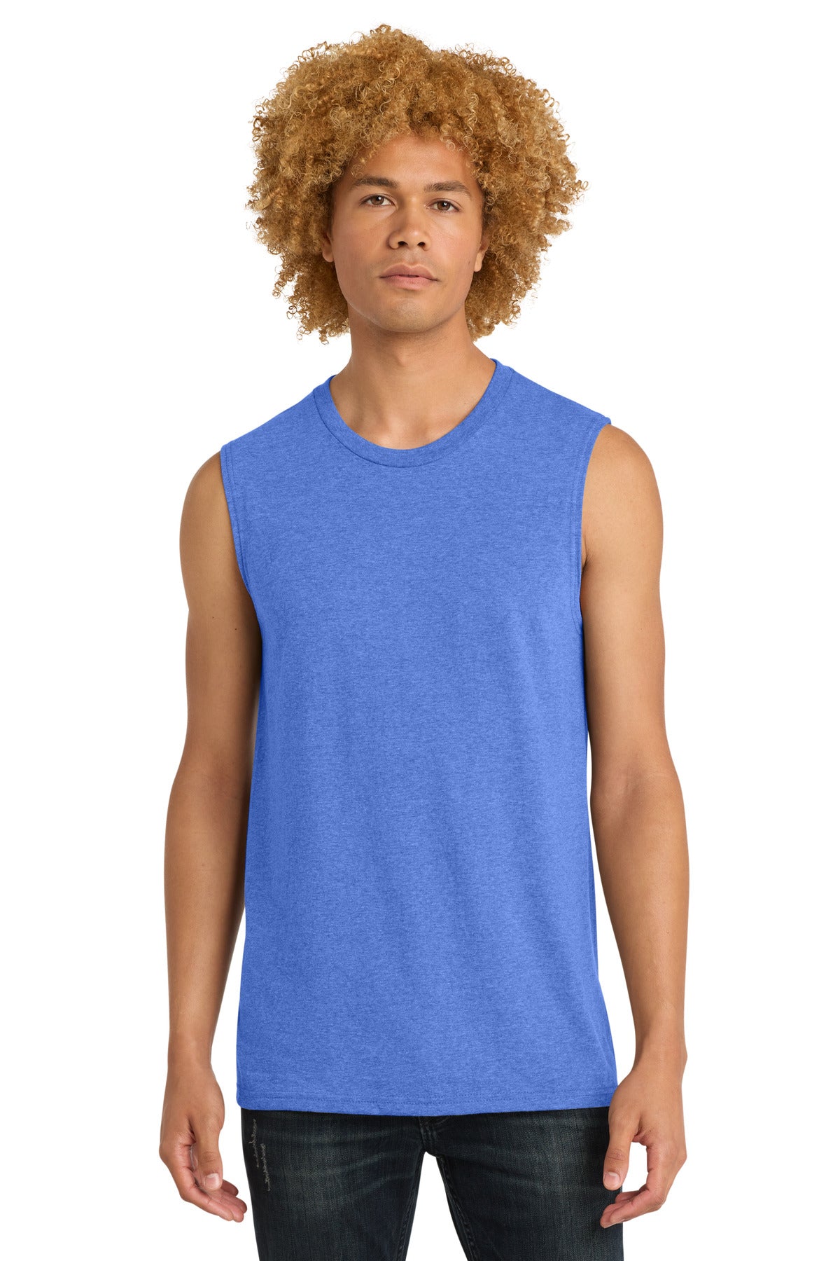 District  V.I.T.   Muscle Tank. DT6300 - Royal Frost