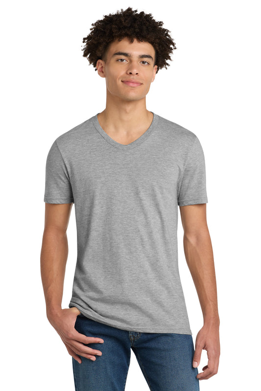 District Very Important Tee V-Neck. DT6500 - Light Heather Grey