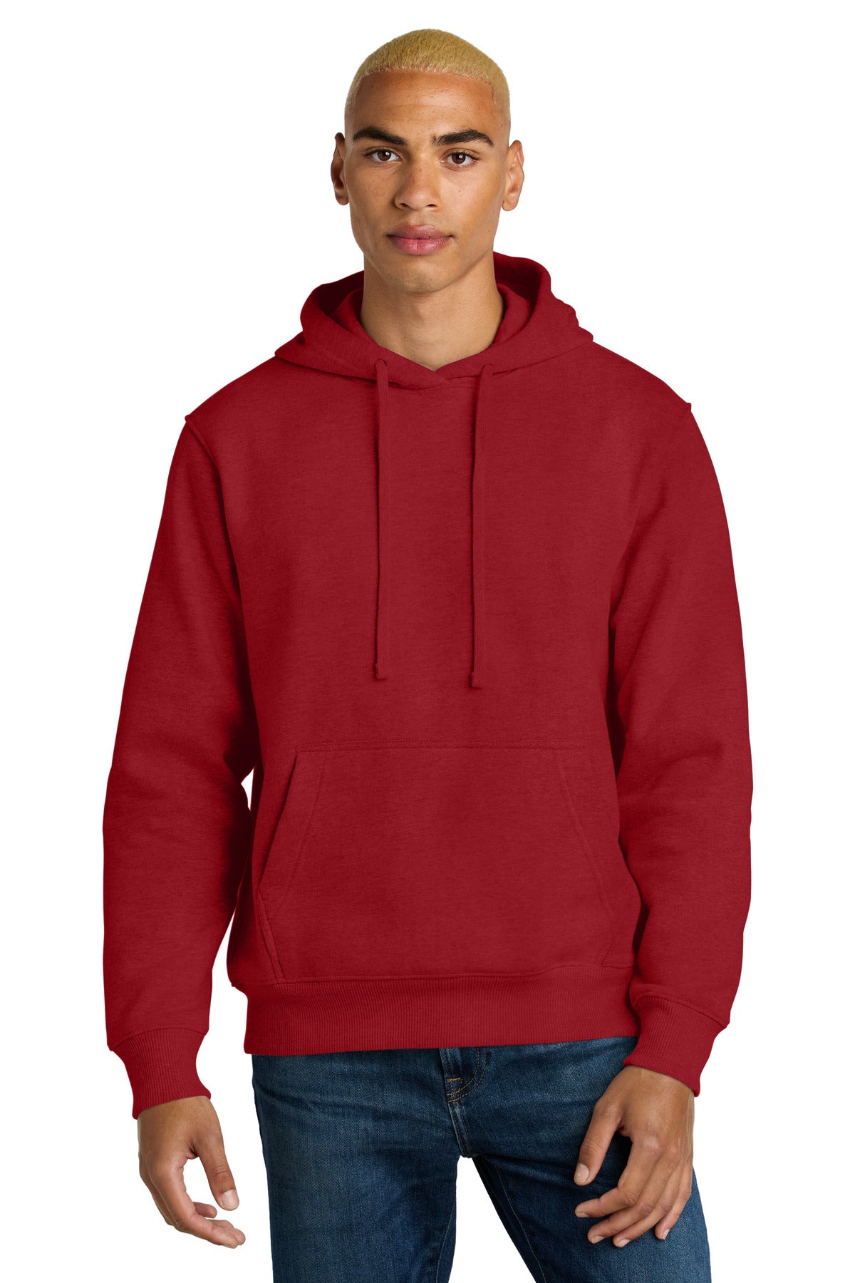 District V.I.T. Super Heavyweight Fleece Hoodie DT6600 - Classic Red