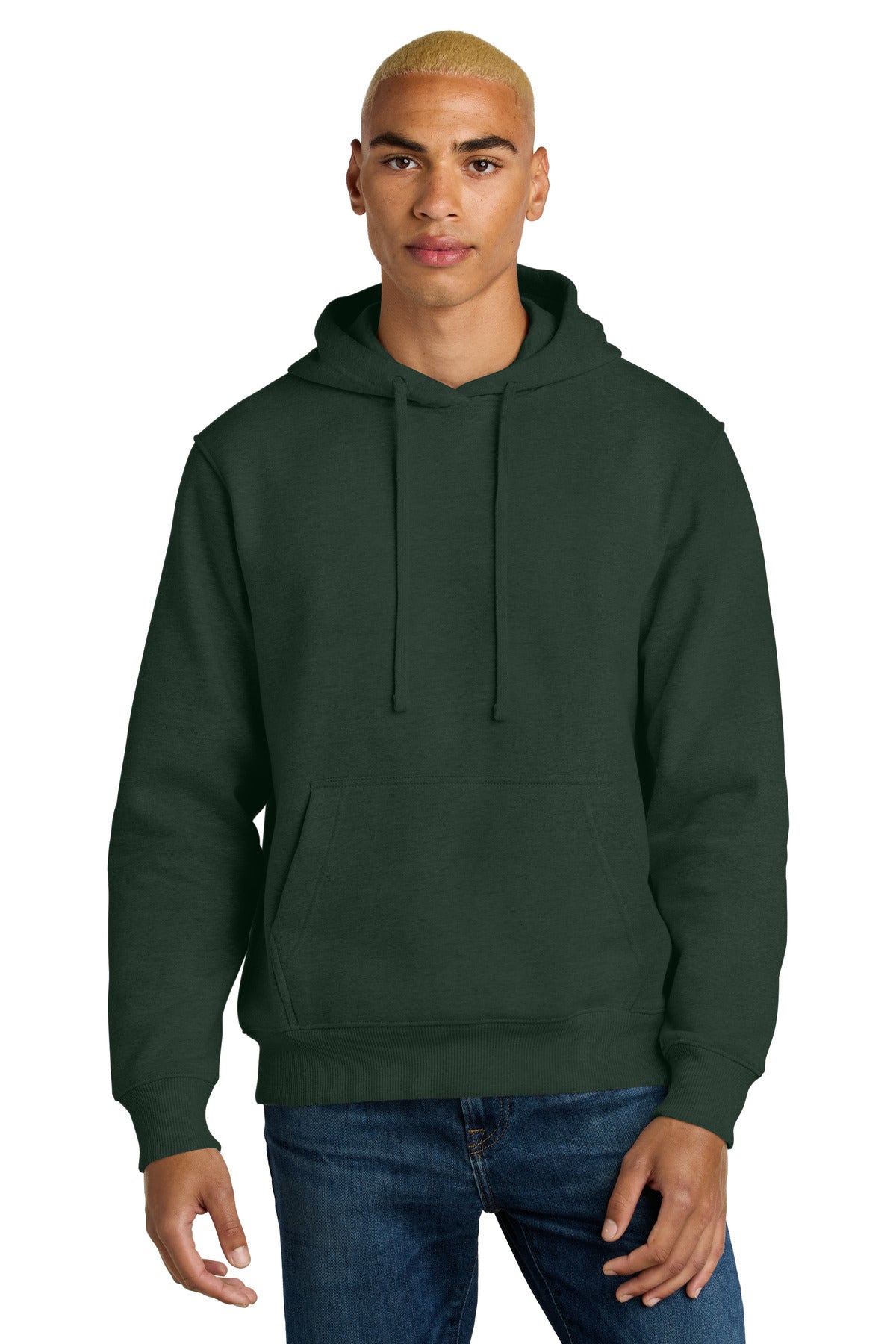 District V.I.T. Super Heavyweight Fleece Hoodie DT6600 - Forest Green