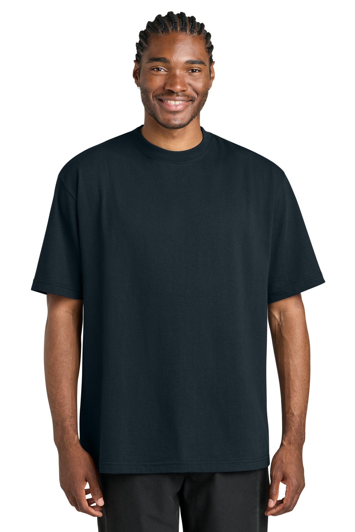 District 7-Oz. Gritty Tee DT7075 - Navy Blue