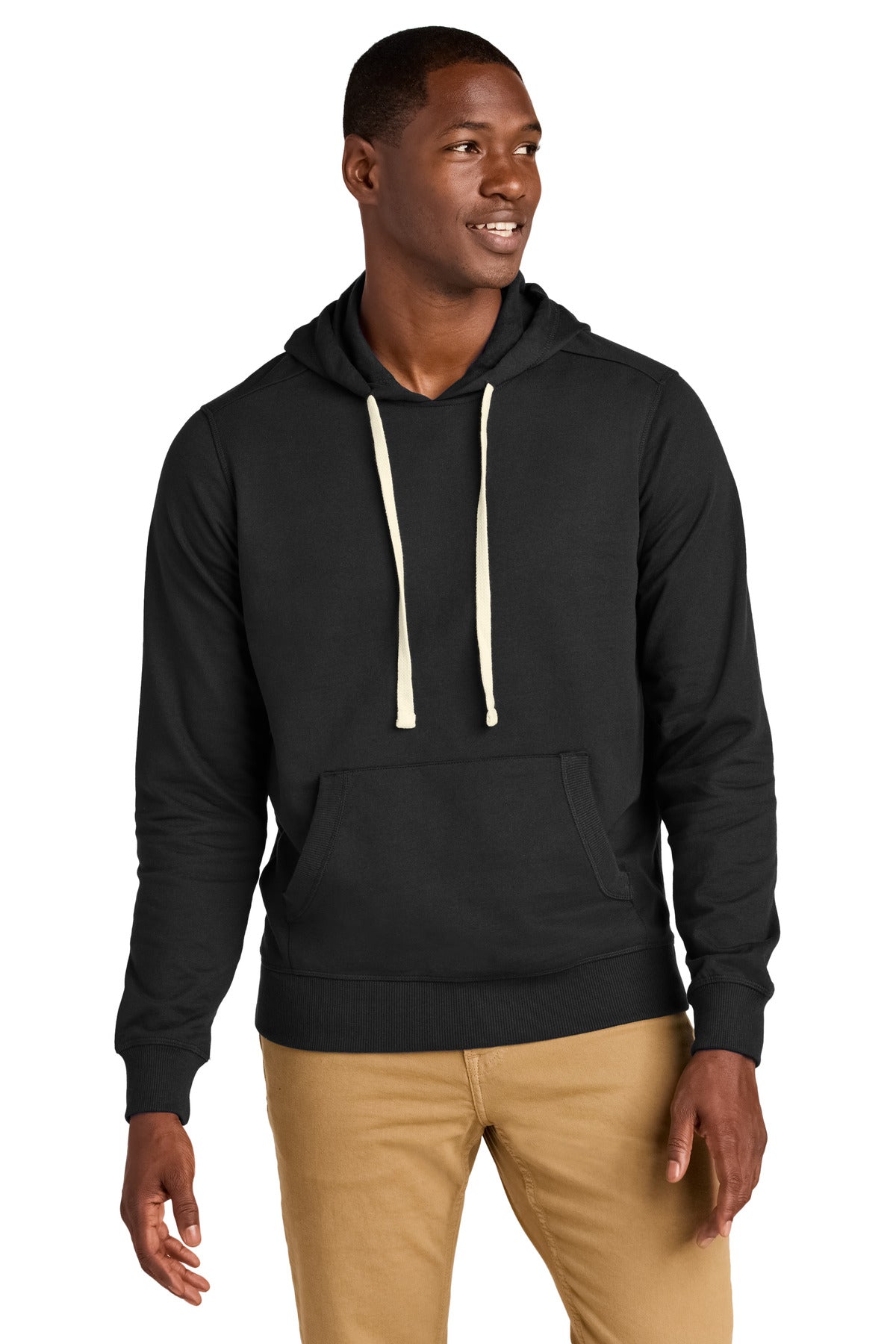 District Re-FleeceHoodie DT8100 - Black