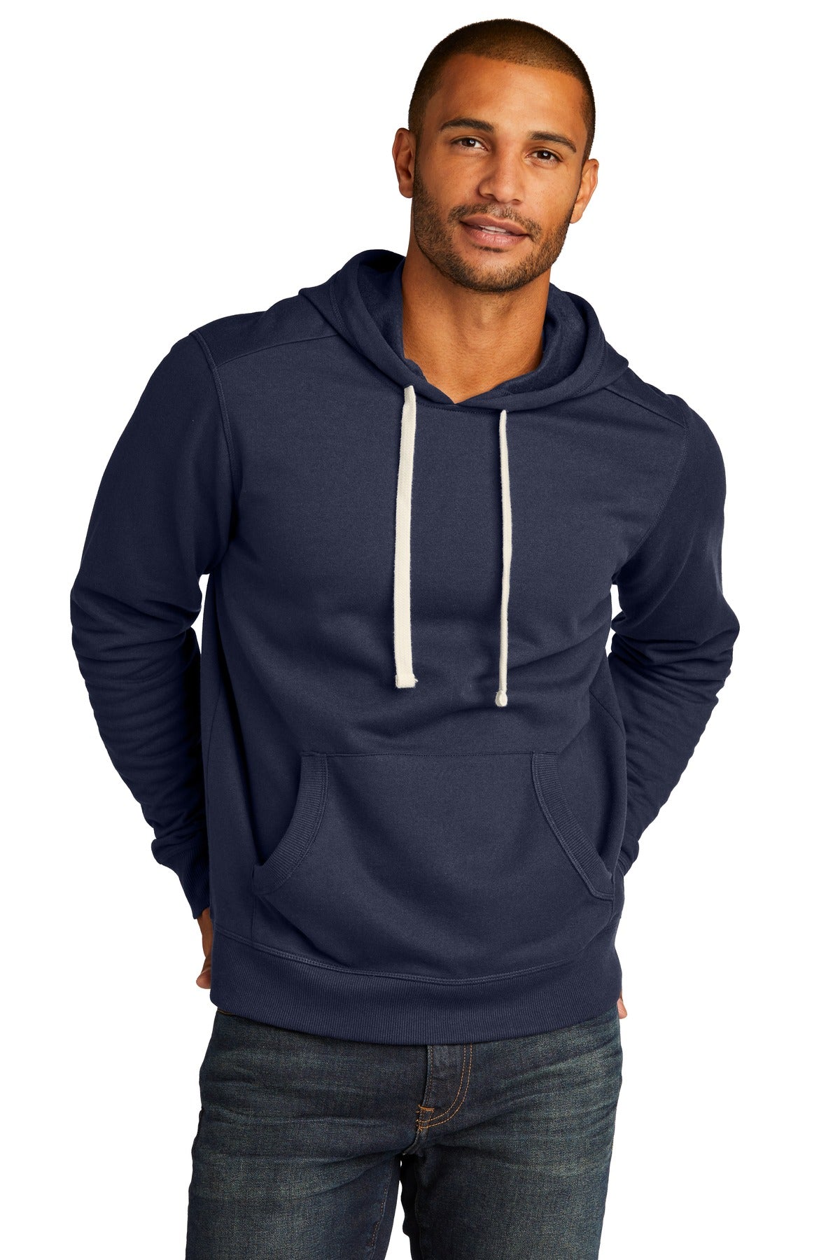District Re-FleeceHoodie DT8100 - True Navy