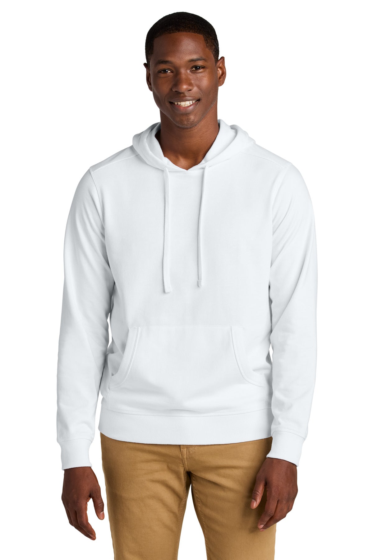 District Re-FleeceHoodie DT8100 - White