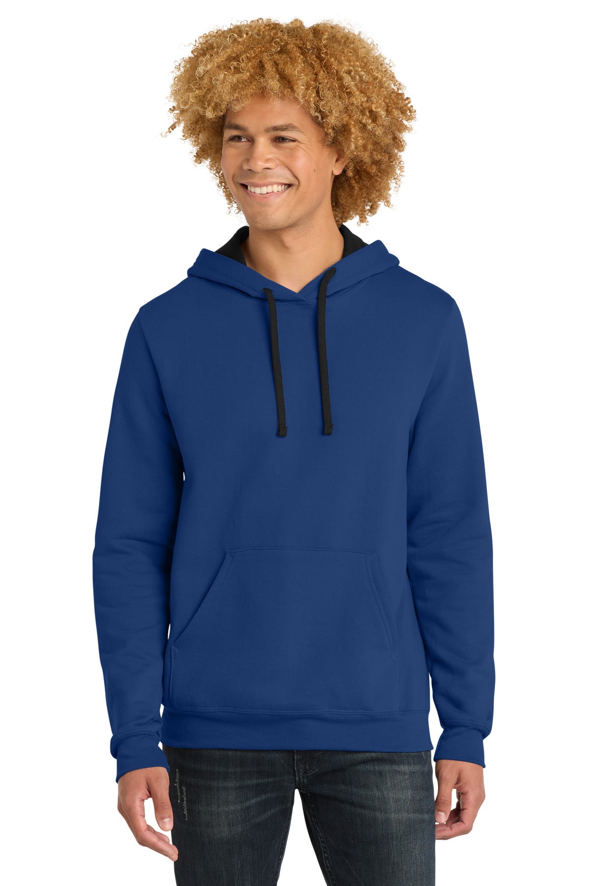 District The Concert Fleece Hoodie. DT810 - Deep Royal
