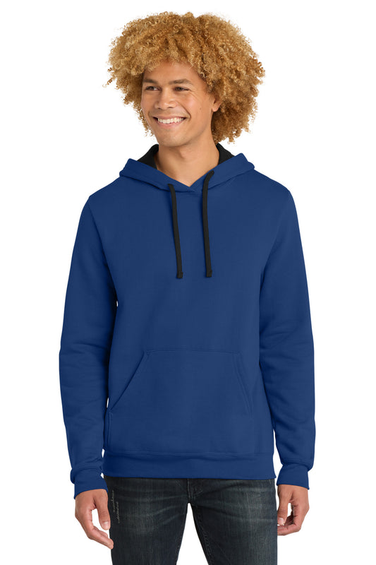 District The Concert Fleece Hoodie. DT810 - Deep Royal