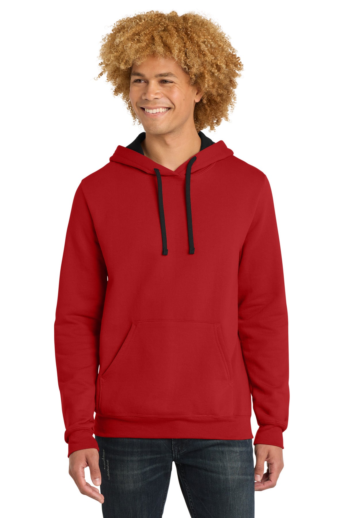 District The Concert Fleece Hoodie. DT810 - New Red