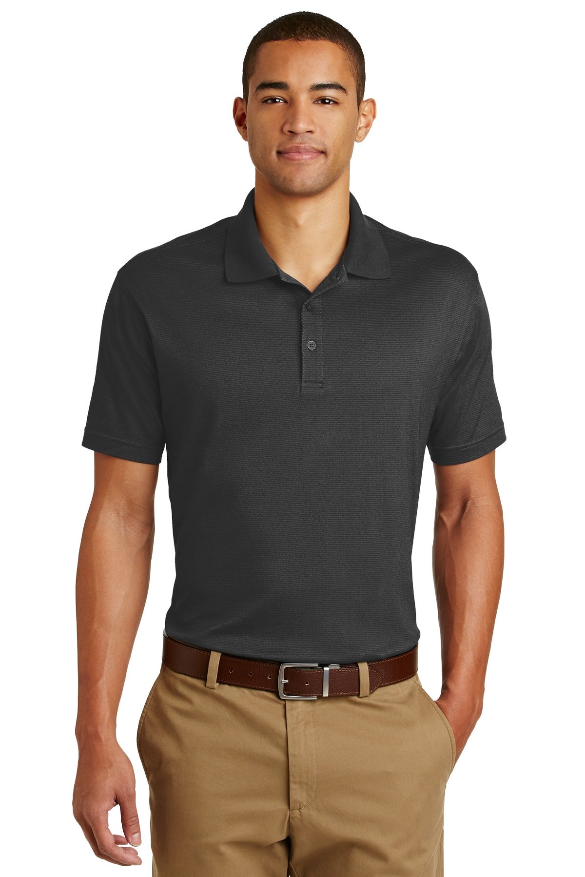 Eddie Bauer Performance Polo. EB102 - Black