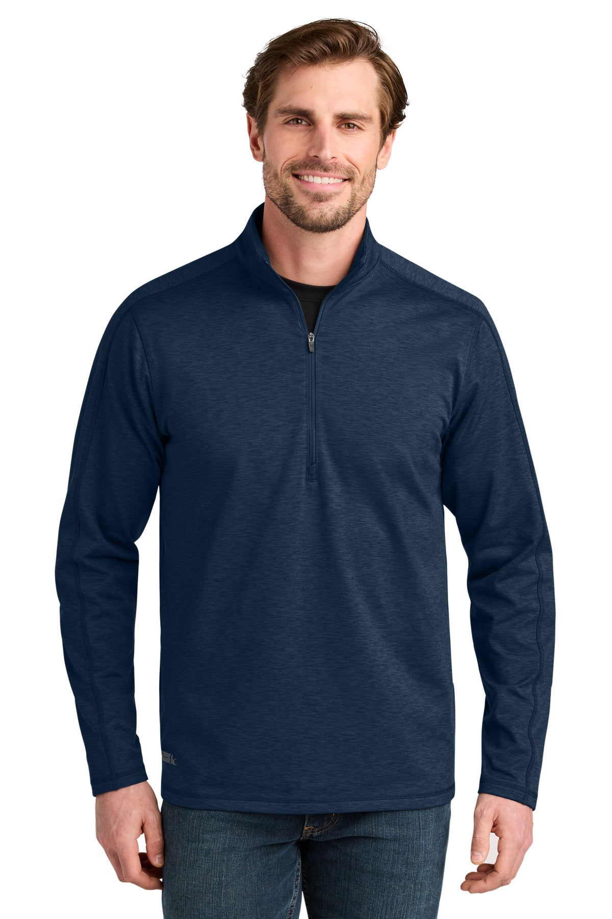 Eddie Bauer Adventurer 1/4-Zip EB120 - River Blue Navy Heather