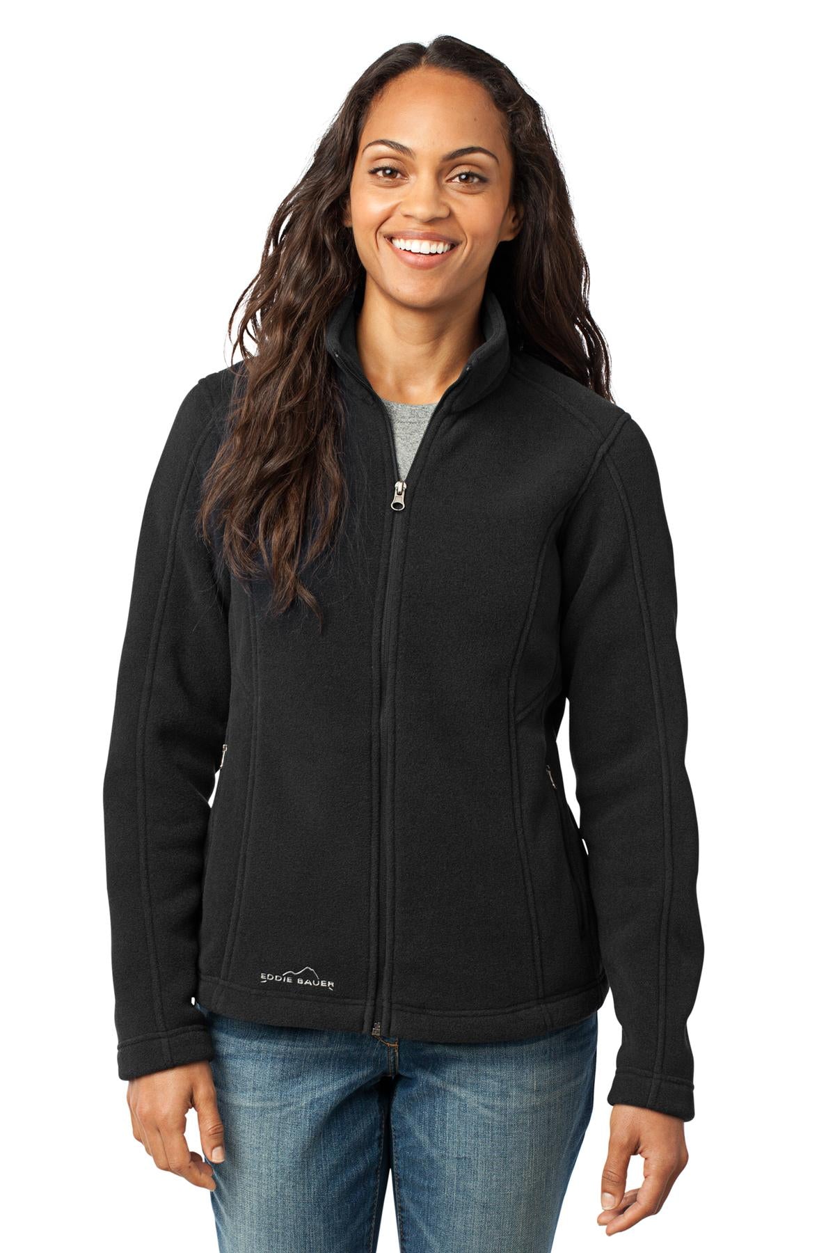 Eddie Bauer - Women's Full-Zip Fleece Jacket. EB201 - Black
