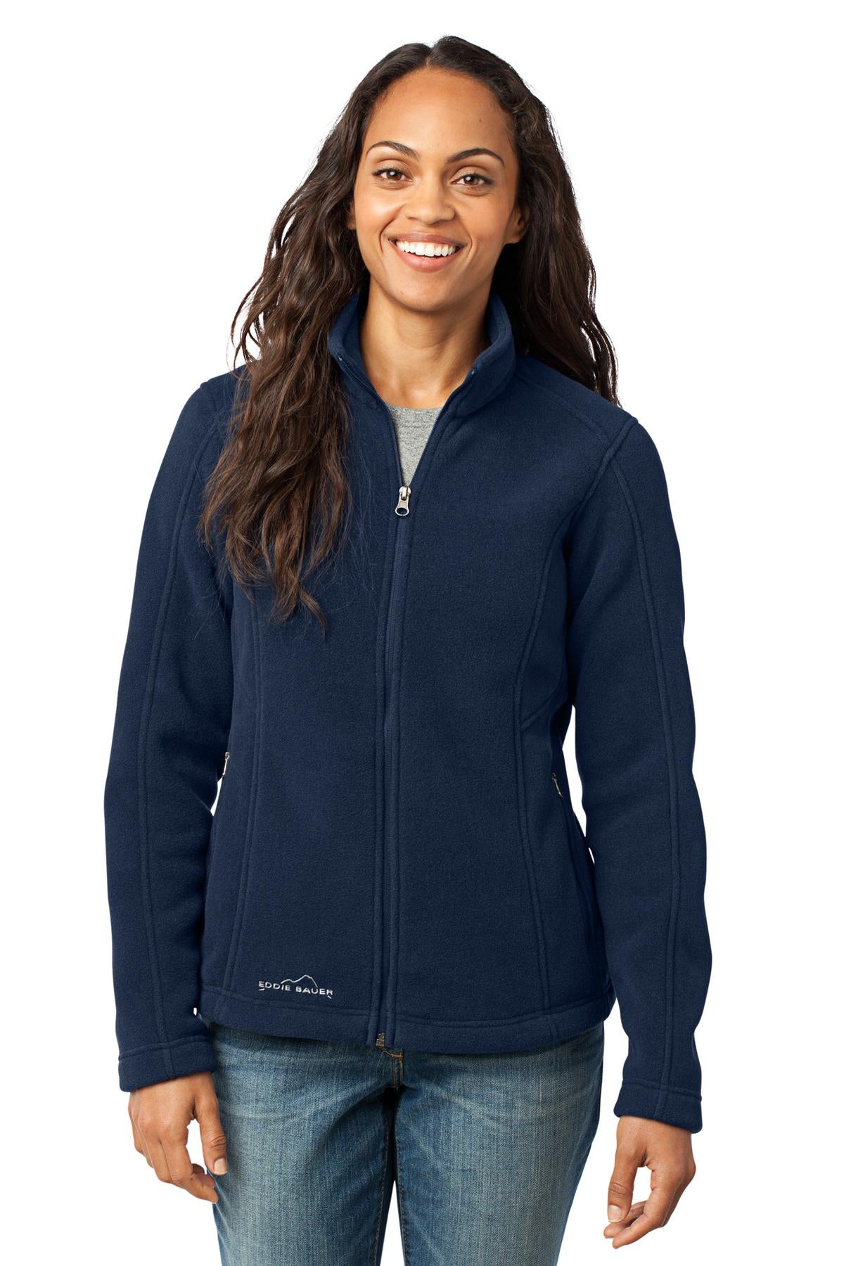 Eddie Bauer - Women's Full-Zip Fleece Jacket. EB201 - River Blue Navy