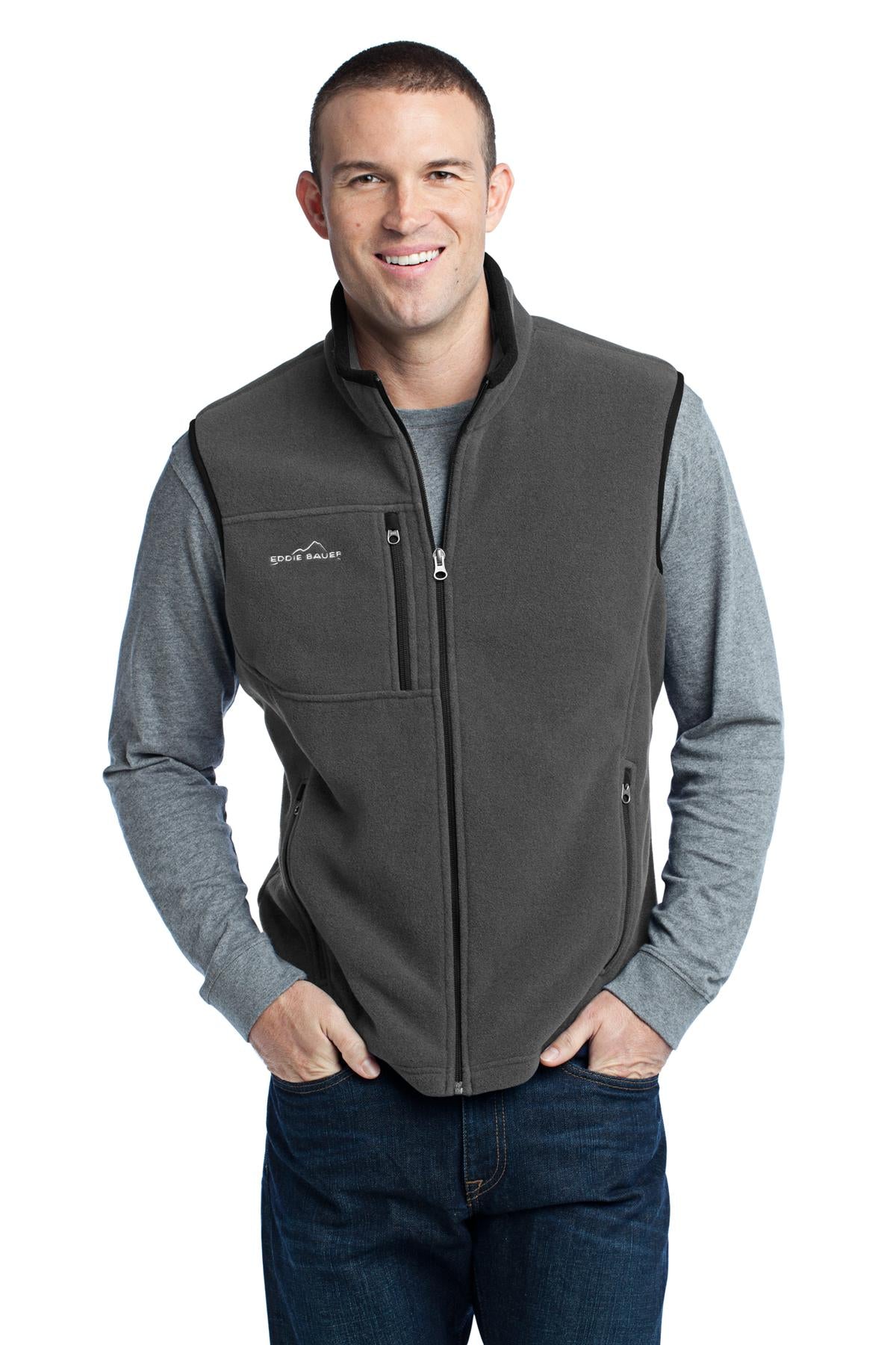 Eddie Bauer - Fleece Vest. EB204 - Grey Steel