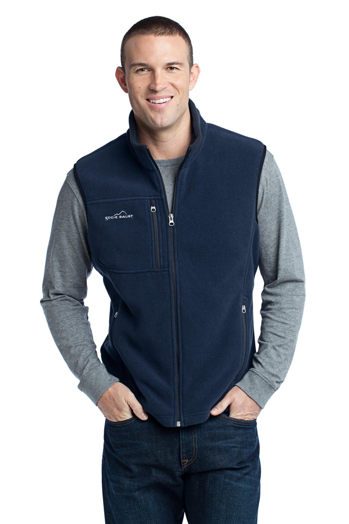 Eddie Bauer - Fleece Vest. EB204 - River Blue Navy
