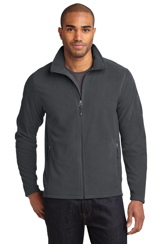 Eddie Bauer Full-Zip Microfleece Jacket. EB224 - Grey Steel