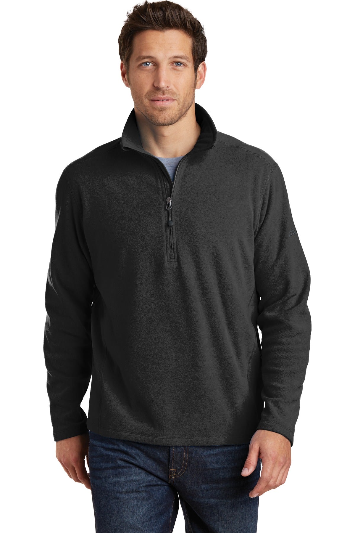 Eddie Bauer1/2-Zip Microfleece Jacket. EB226 - Black