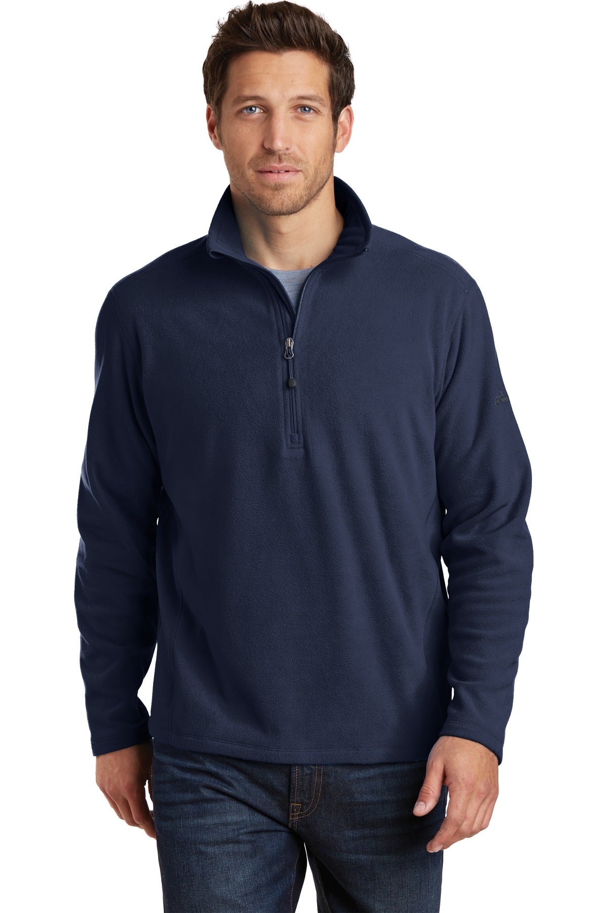 Eddie Bauer1/2-Zip Microfleece Jacket. EB226 - Navy