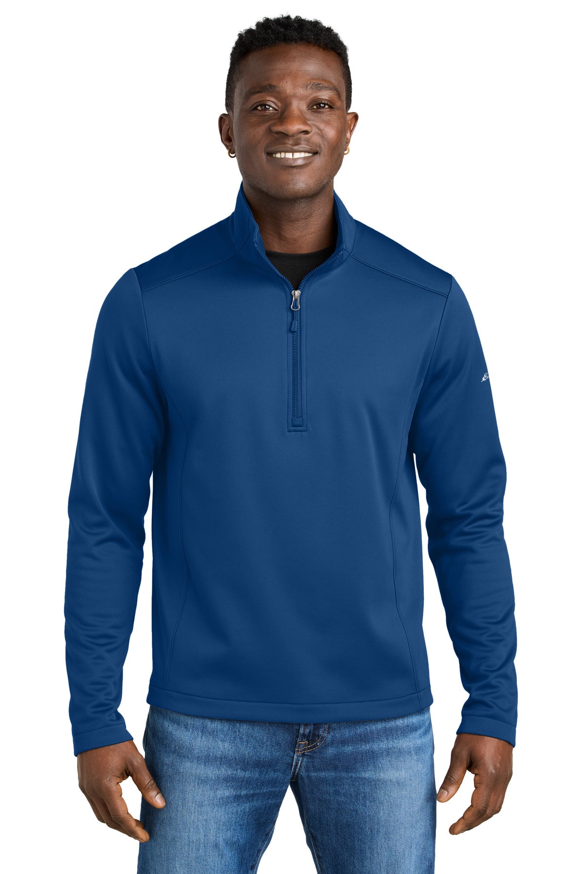 Eddie Bauer Smooth Mid Layer Fleece 1/2-Zip EB2360 - Cobalt Blue