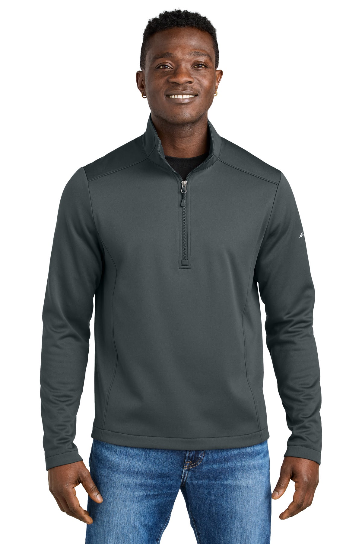 Eddie Bauer Smooth Mid Layer Fleece 1/2-Zip EB2360 - Iron Gate