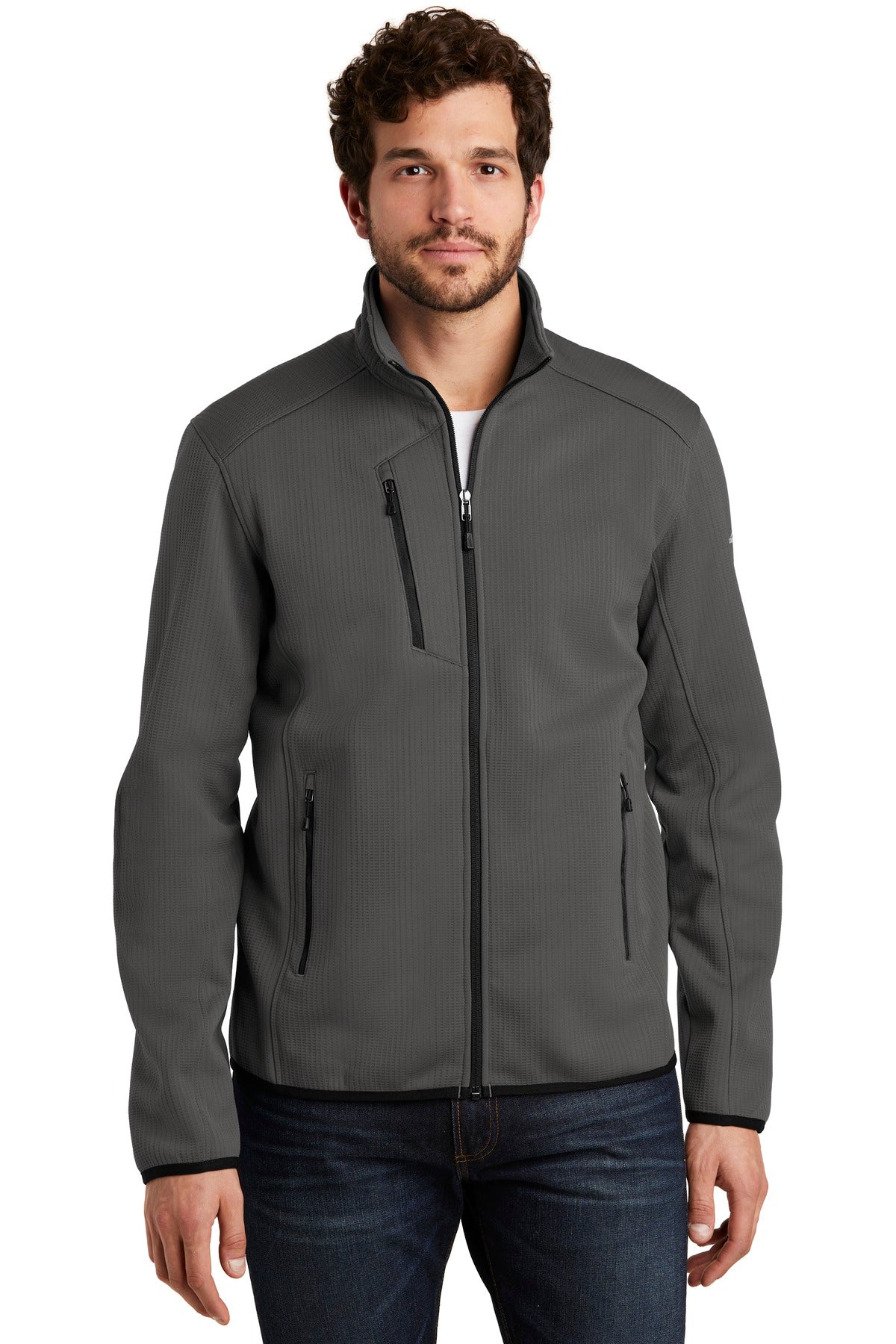 Eddie Bauer  Dash Full-Zip Fleece Jacket. EB242 - Grey Steel