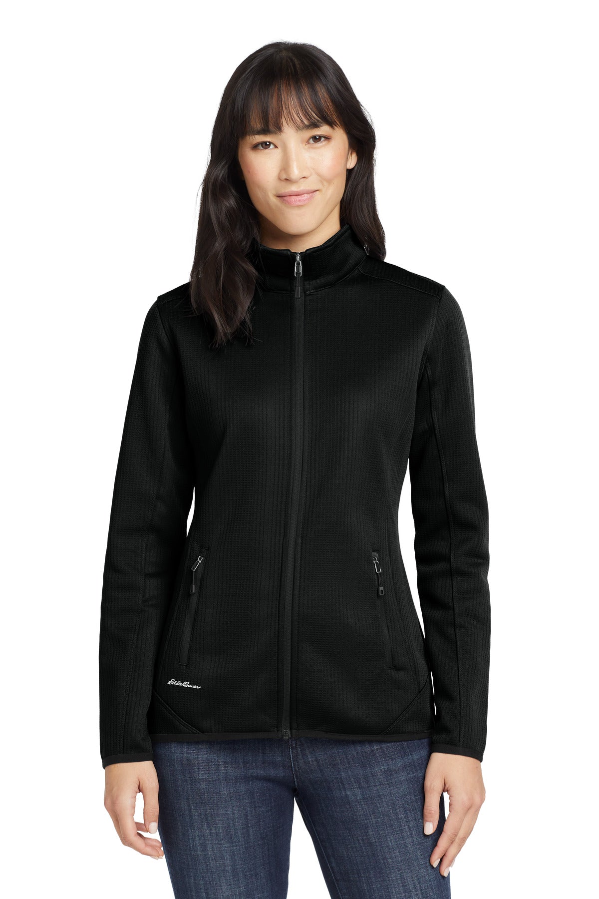 Eddie Bauer  Women's Dash Full-Zip Fleece Jacket. EB243 - Black