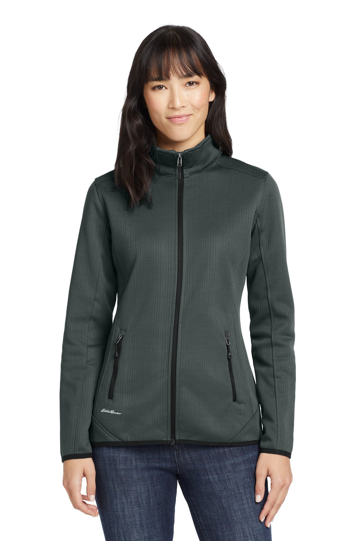 Eddie Bauer  Women's Dash Full-Zip Fleece Jacket. EB243 - Grey Steel