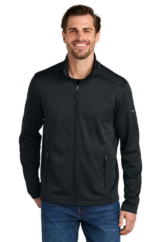 Eddie Bauer Smooth Mid Layer Fleece Full-Zip EB2460 - Black