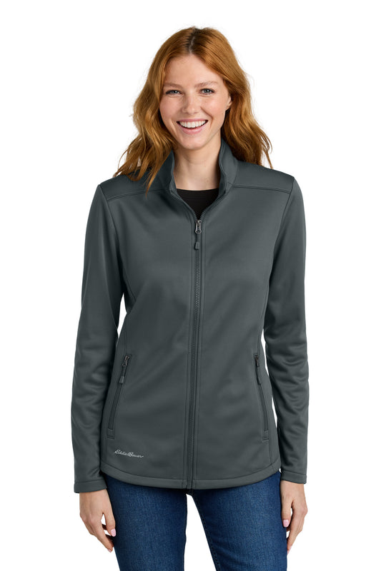 Eddie Bauer Women's Smooth Mid Layer Fleece Full-Zip EB2470 - Iron Gate