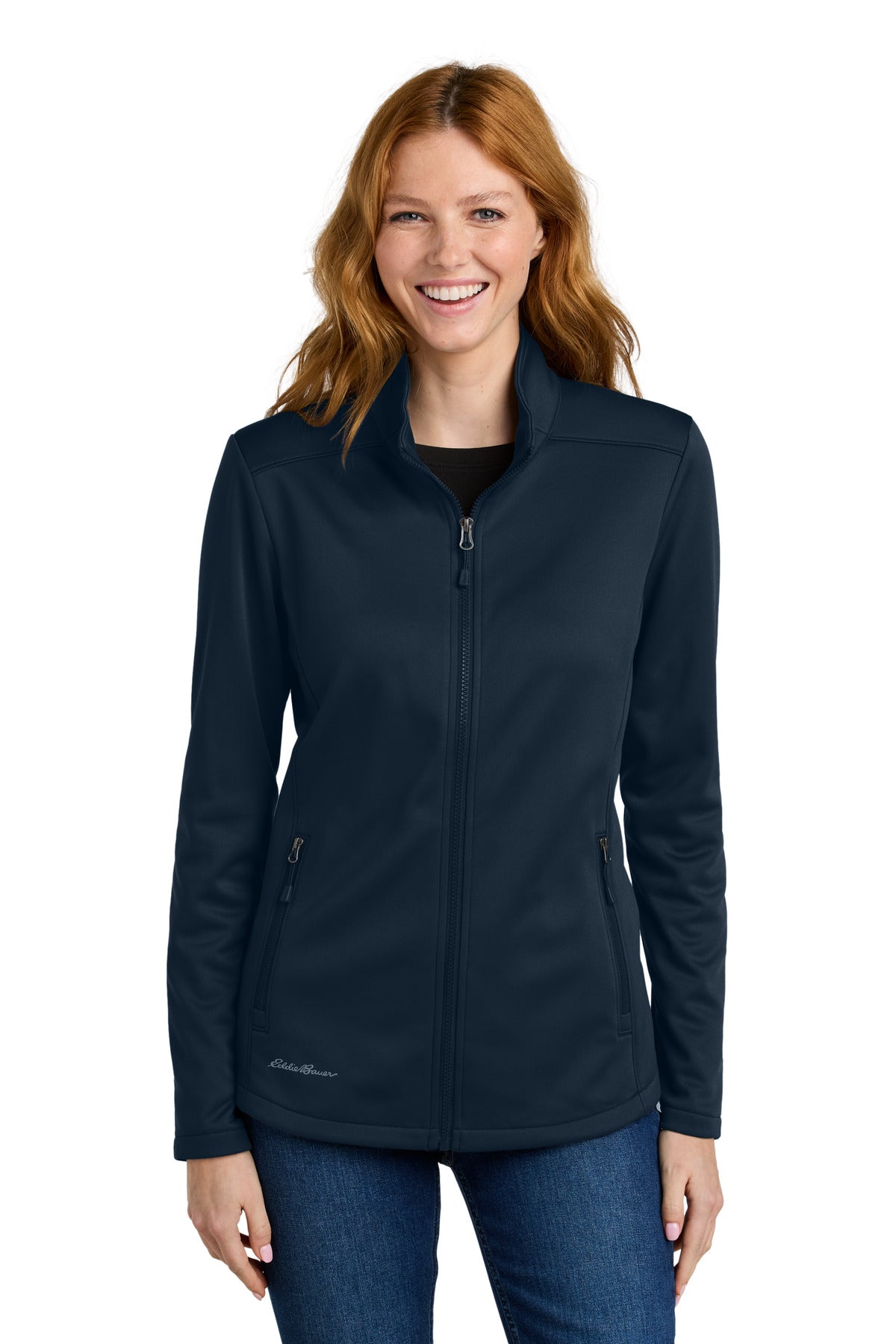 Eddie Bauer Women's Smooth Mid Layer Fleece Full-Zip EB2470 - River Blue Navy