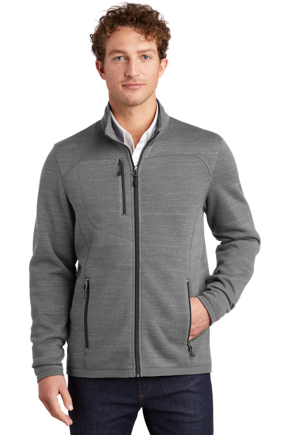 Eddie Bauer  Sweater Fleece Full-Zip. EB250 - Dark Grey Heather