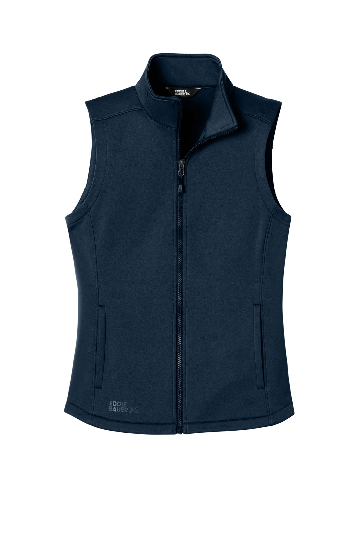Eddie Bauer Women's Smooth Mid Layer Fleece Vest EB2570 - River Blue Navy