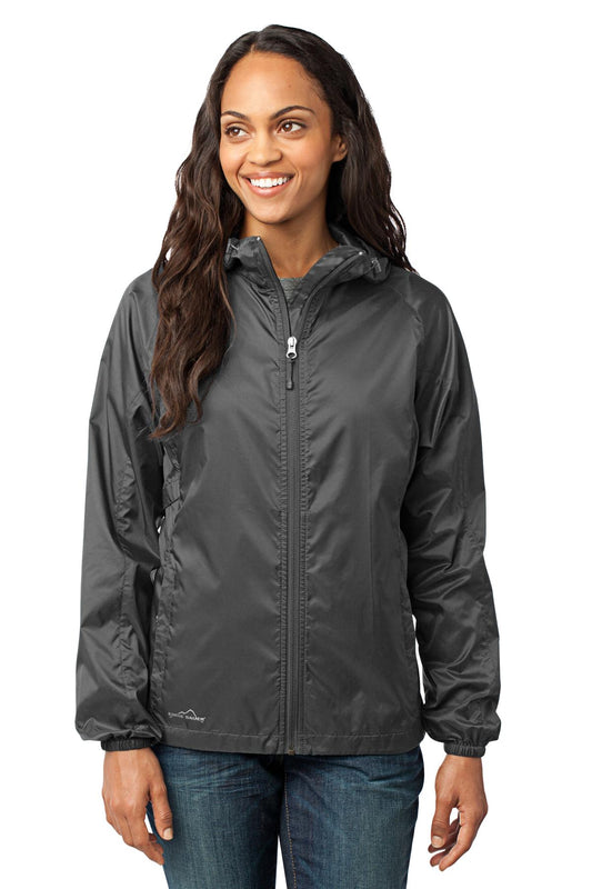 Eddie Bauer Women's Packable Wind Jacket. EB501 - Grey Steel