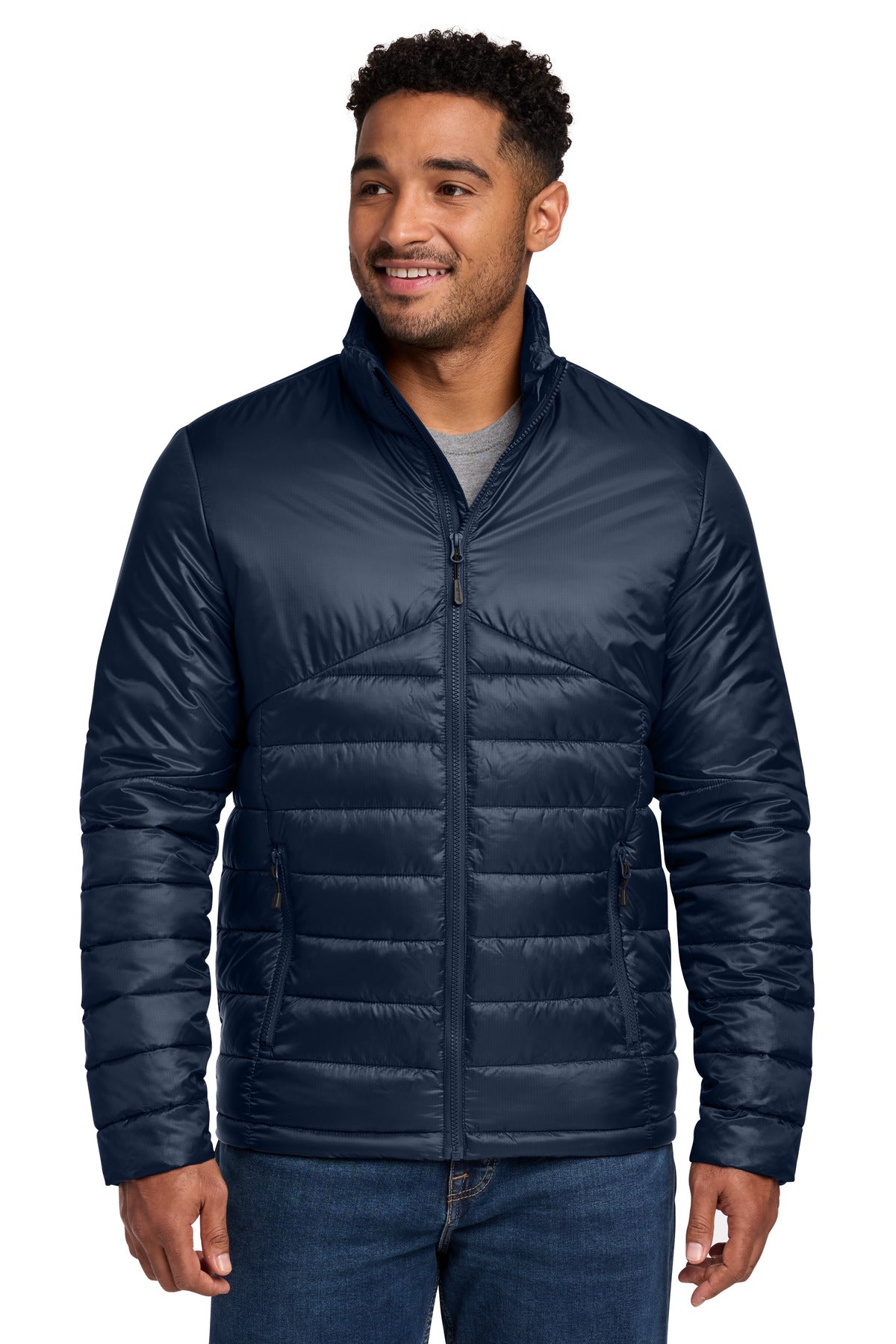 Eddie Bauer Quilted Jacket EB510 - River Blue Navy